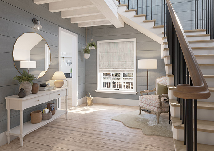 Waterfall, Greige - Twist&Fit Roman Blind - Image 6